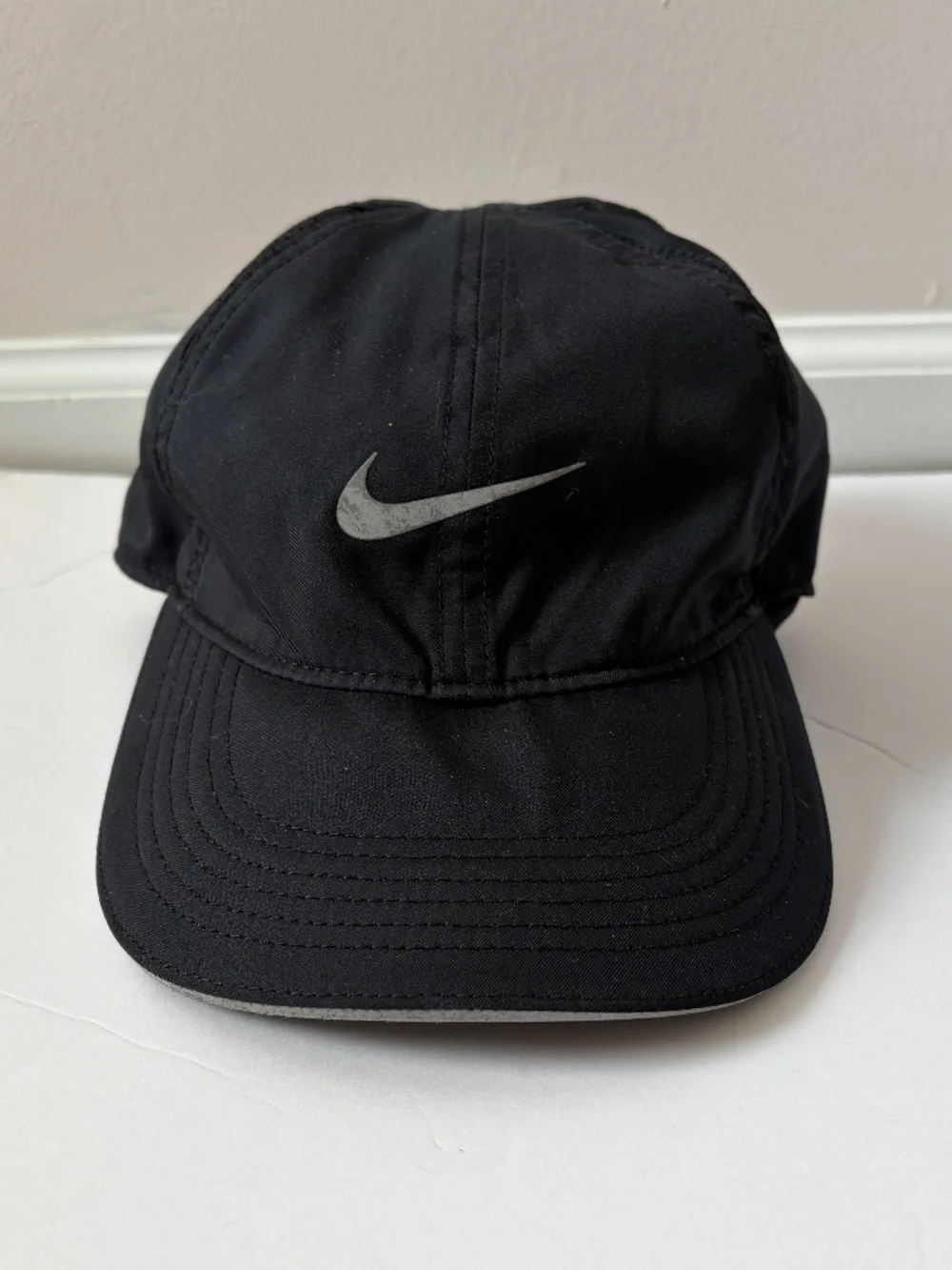 Nike Featherlight Dri-FIT Hat OSFA Black Running Performance Cap